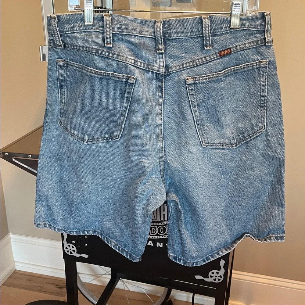 Rustler Vintage Jean Shorts Mens 34 Denim